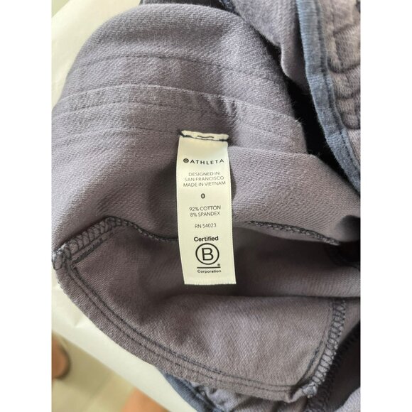 Athleta Farallon Printed Jogger Pant Inversion Medieval Violet Size 0 - Picture 8 of 9